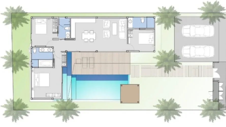 Chalet de 3 dormitorios en Villa Sunpao Rawai, Thailand No. 189 № 13