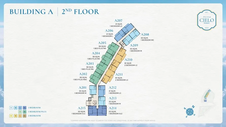 Condominio de 1 dormitorio en Rawai, Thailand No. 498 № 15