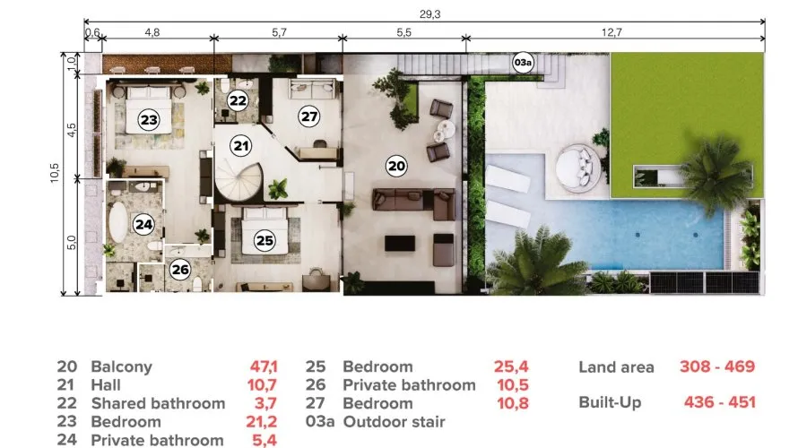 Chalet de 4 dormitorios en Rawai, Thailand No. 587 № 24