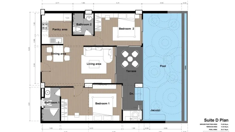 Condominio de 2 dormitorios en Rawai, Thailand No. 533 № 1