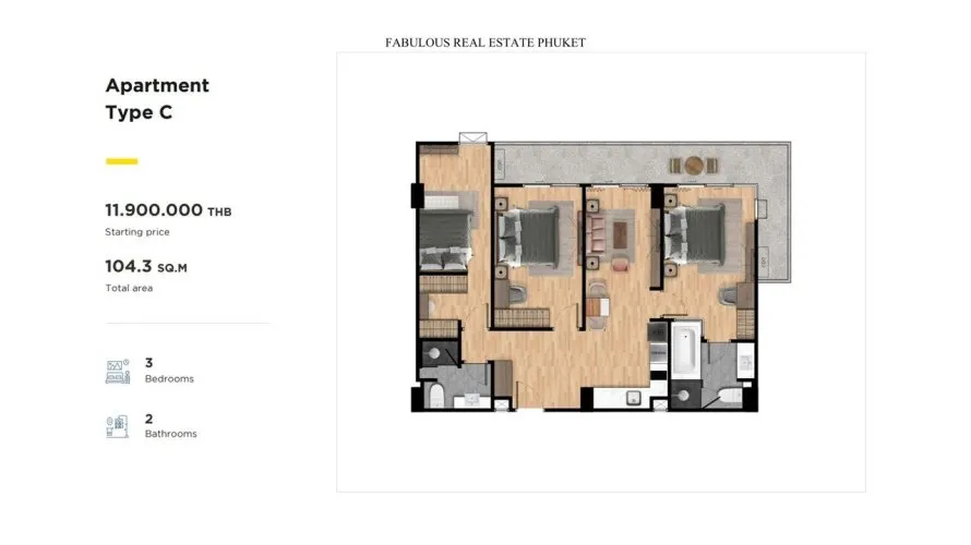 Condominio de 2 dormitorios en Rawai, Thailand No. 676 № 9