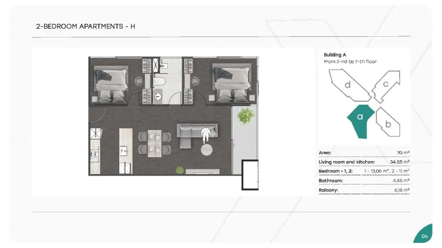 Condominium de 2 chambres à Rawai, Thailand No. 471 № 23