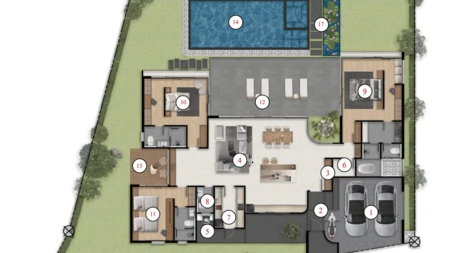 Villa de 3 chambres à Rawai, Thailand No. 474 № 16
