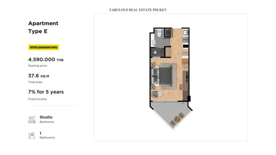1 bedroom condominium for sale, Rawai, Thailand No. 674 № 8