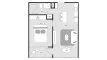 1 bedroom Condominium floor plan «Essence » in Essence
