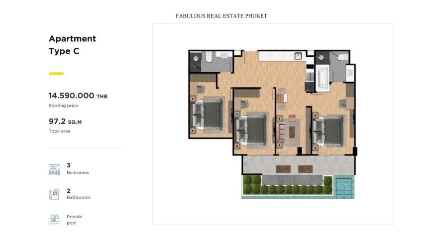1 bedroom condominium for sale, Rawai, Thailand No. 674 № 10