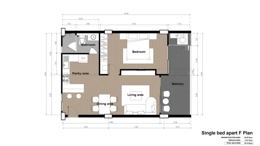 1 bedroom condominium for sale, Rawai, Thailand No. 537 № 1