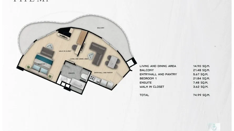 1 bedroom condominium for sale, Rawai, Thailand No. 518 № 14