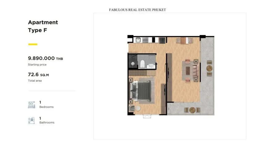 1 bedroom condominium for sale, Rawai, Thailand No. 674 № 7