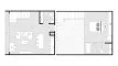 1 bedroom Duplex floor plan «Essence » in Essence
