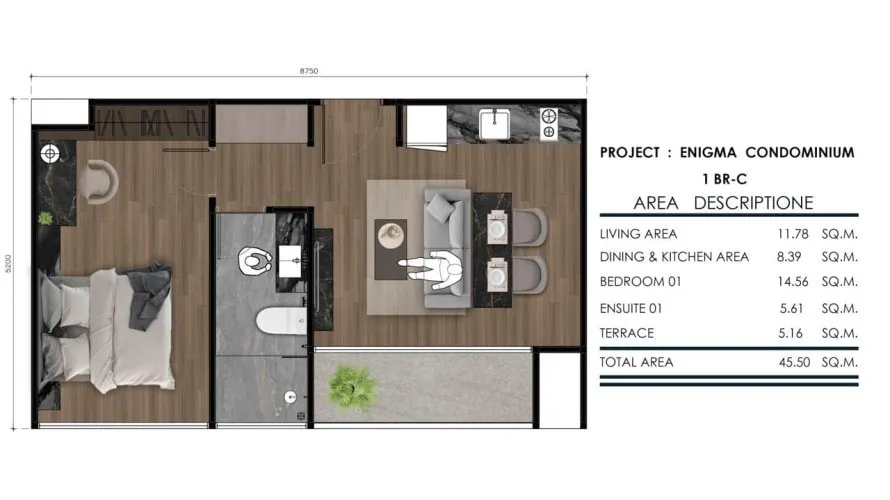 1 bedroom condominium for sale, Rawai, Thailand No. 526 № 10
