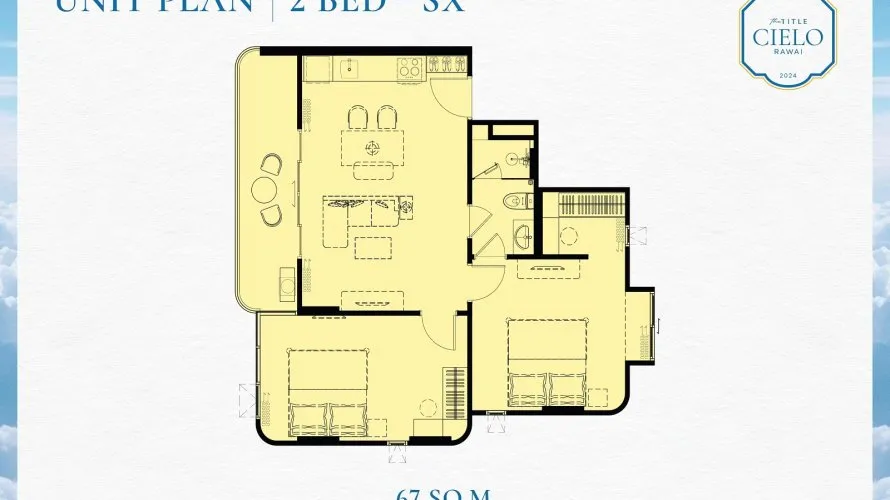 2 bedrooms condominium for sale, Rawai, Thailand No. 497 № 14