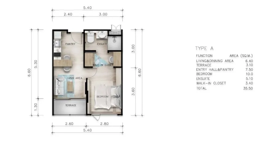 1 bedroom condominium for sale, Rawai, Thailand No. 572 № 17