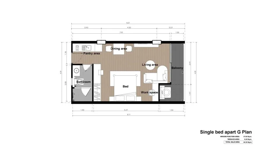 1 bedroom condominium for sale, Rawai, Thailand No. 539 № 4