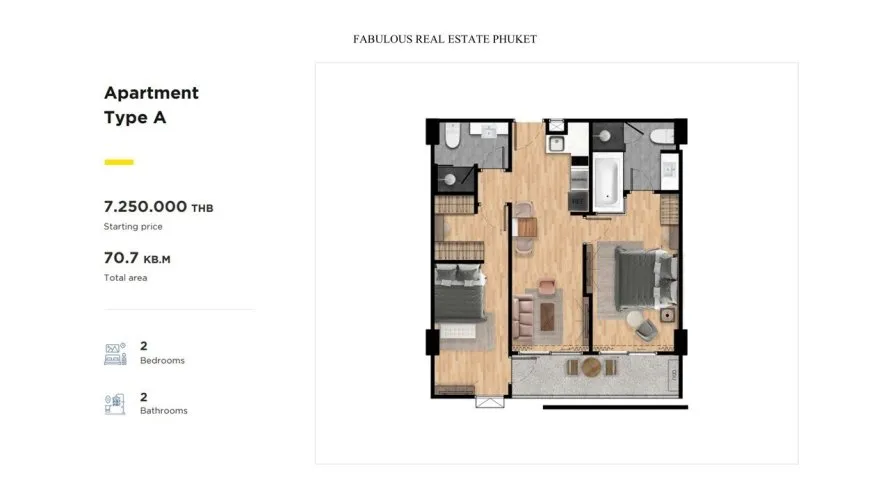 2 bedrooms condominium for sale, Rawai, Thailand No. 676 № 13